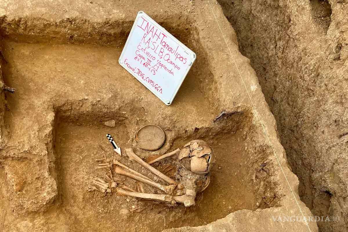 Por casualidad halla INAH tumba prehispánica en Tamaulipas