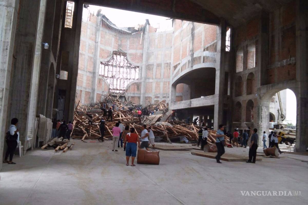 Sacerdote comparecerá por derrumbe en catedral oaxaqueña
