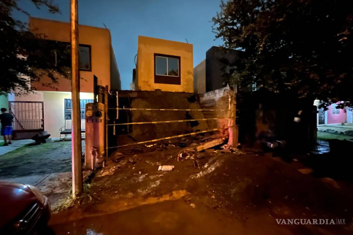 Techo de vivienda colapsa en Juárez, Nuevo León; no se reportan heridos (video)