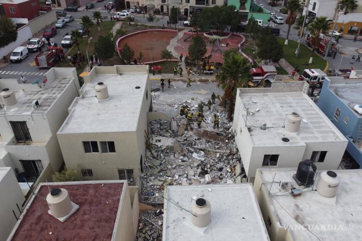 Reconstruirán por explosión tres viviendas en Fraccionamiento Santa Fe Cactus de Saltillo
