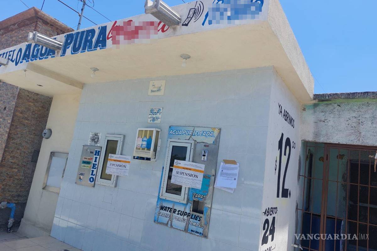 Revisan en Saltillo calidad del agua y hielo de expendedoras