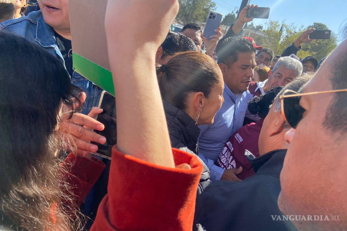 $!En su visita a Coahuila, Sheinbaum dijo que en el próximo gobierno se seguirá procurando fortalecer la soberanía de todas las entidades, como Coahuila.