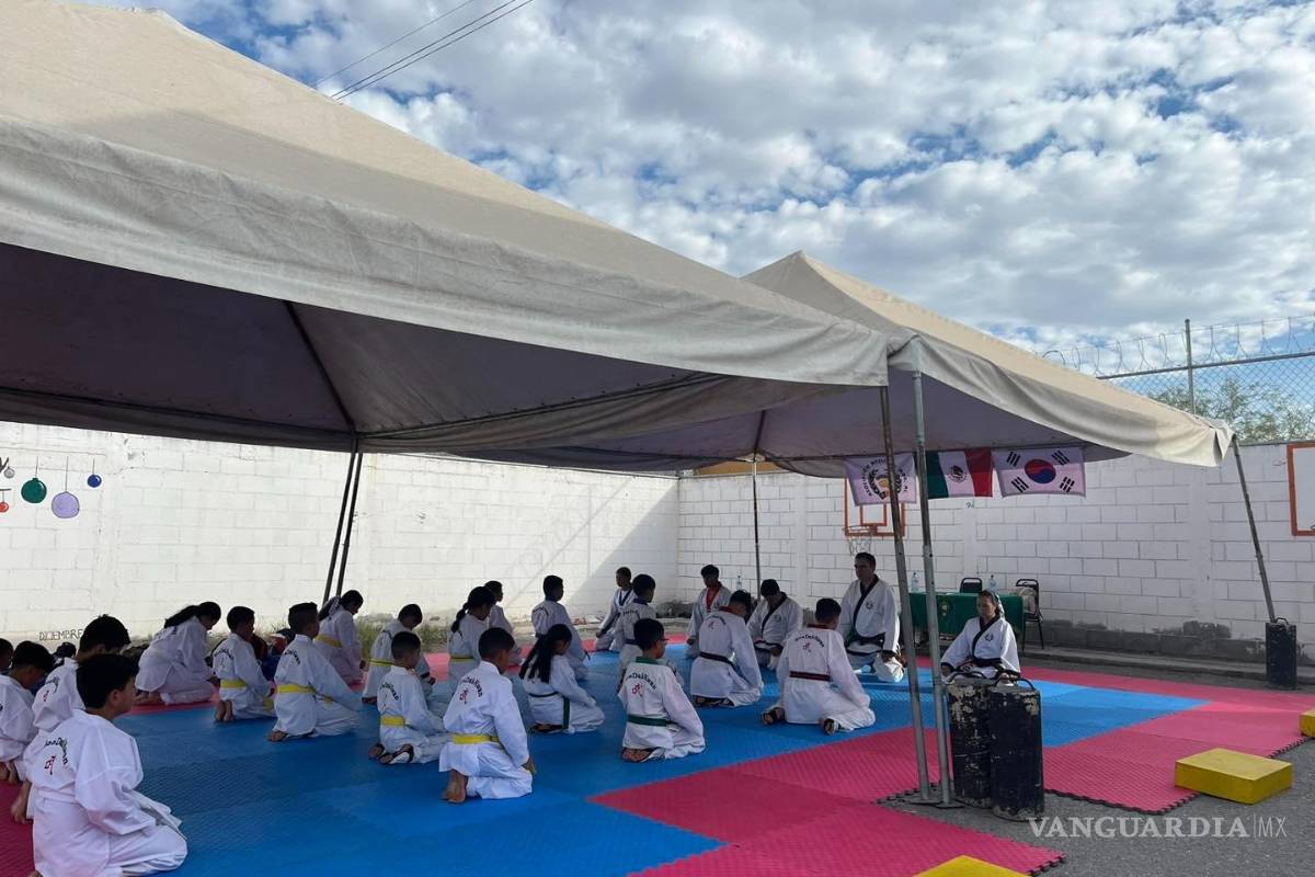 Torreón: Desarrollo Social fomenta deporte en menores con taller de taekwondo