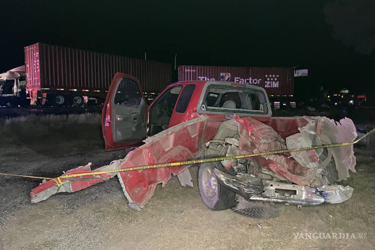 Identifican a trailero fallecido en accidente, en Saltillo