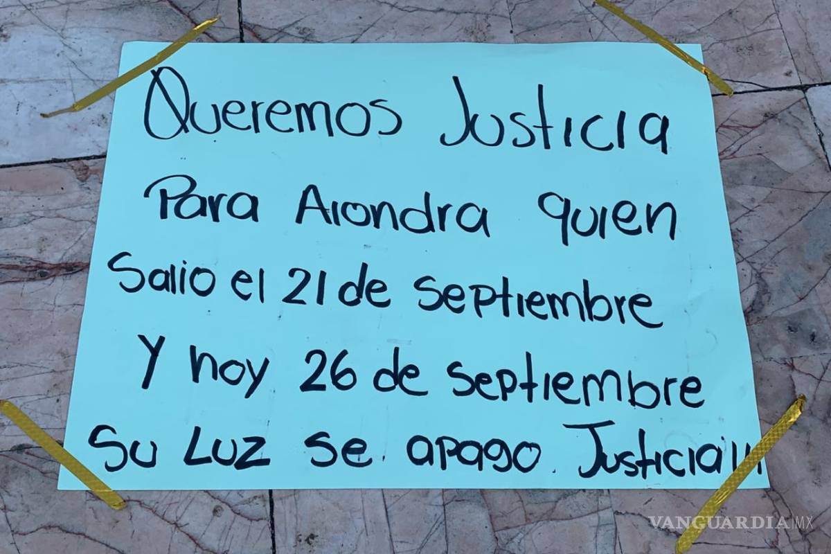 $!No nos han dicho nada, lo que sabemos es por los medios: familiares de Alondra Elizabeth