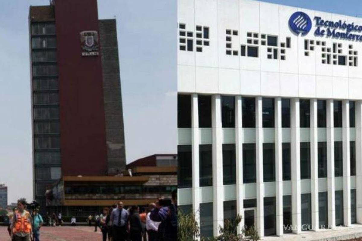 Tec de Monterrey supera a la UNAM como la mejor universidad en México