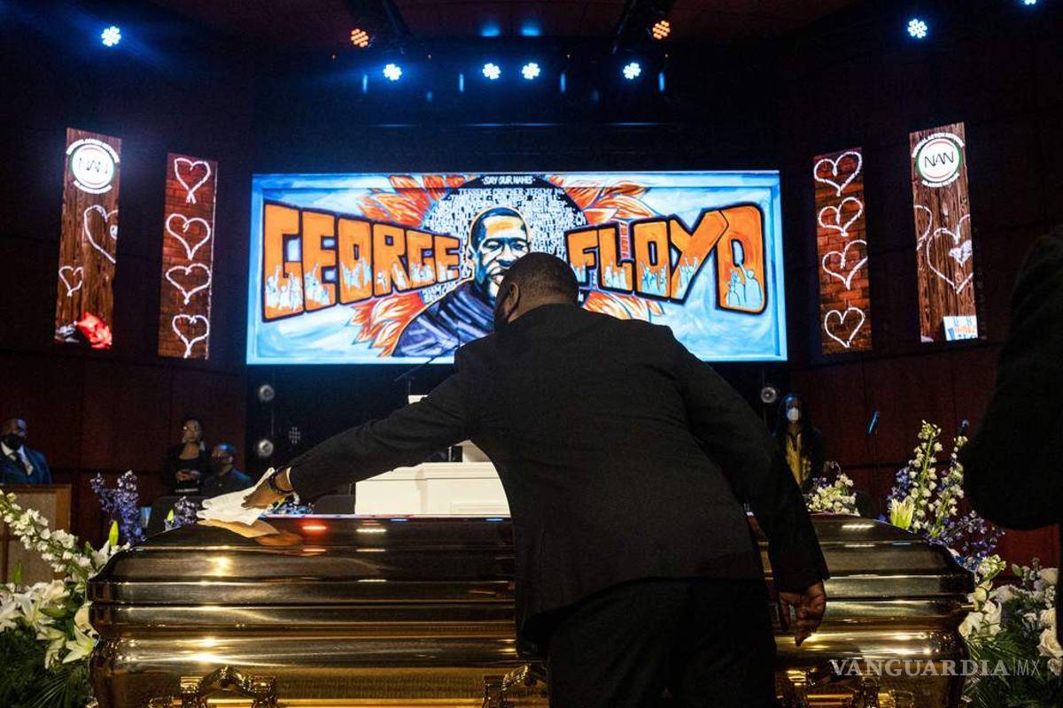 Así iniciaron hoy los funerales de George Floyd