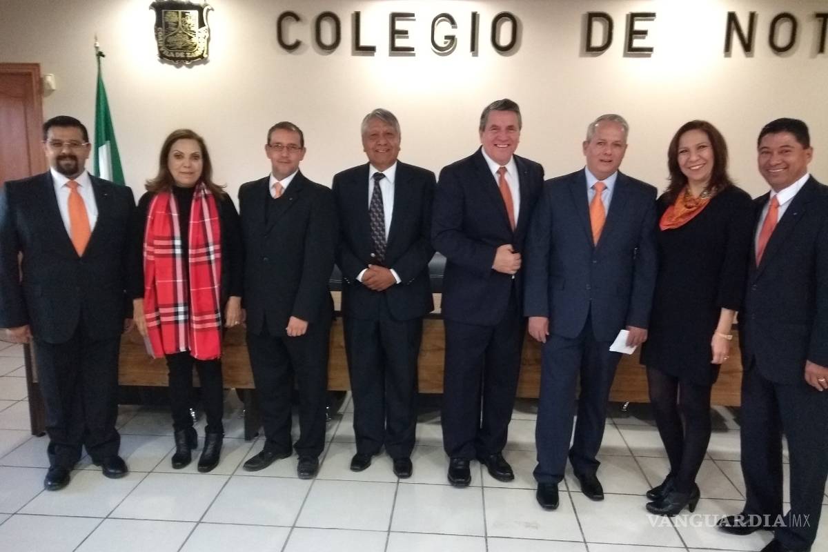 Elijen a Gustavo Adolfo González como Presidente del Colegio de Notarios de Coahuila