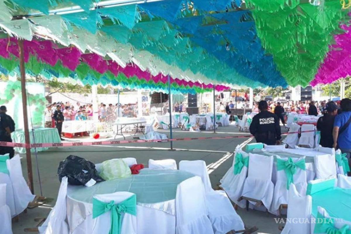 Asesinan a policía en fiesta de XV años de su hija en Oaxaca