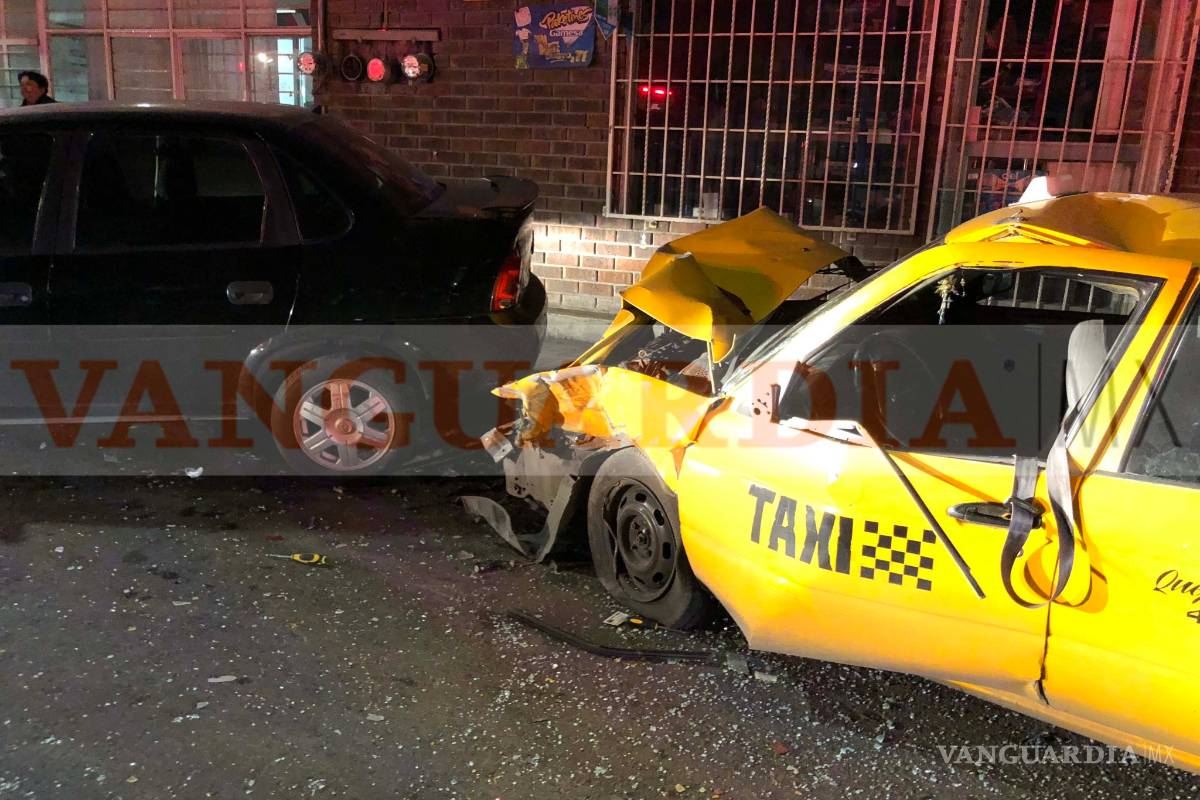 Ignora alto, provoca carambola y escapa, en Saltillo