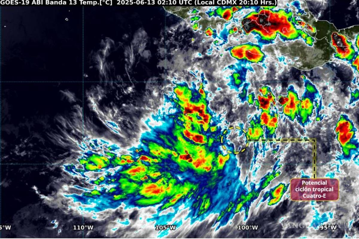 Ciclón Cuatro-E amenaza las costas de Guerrero y Oaxaca; podría convertirse en Tormenta tropical ‘Dalila’