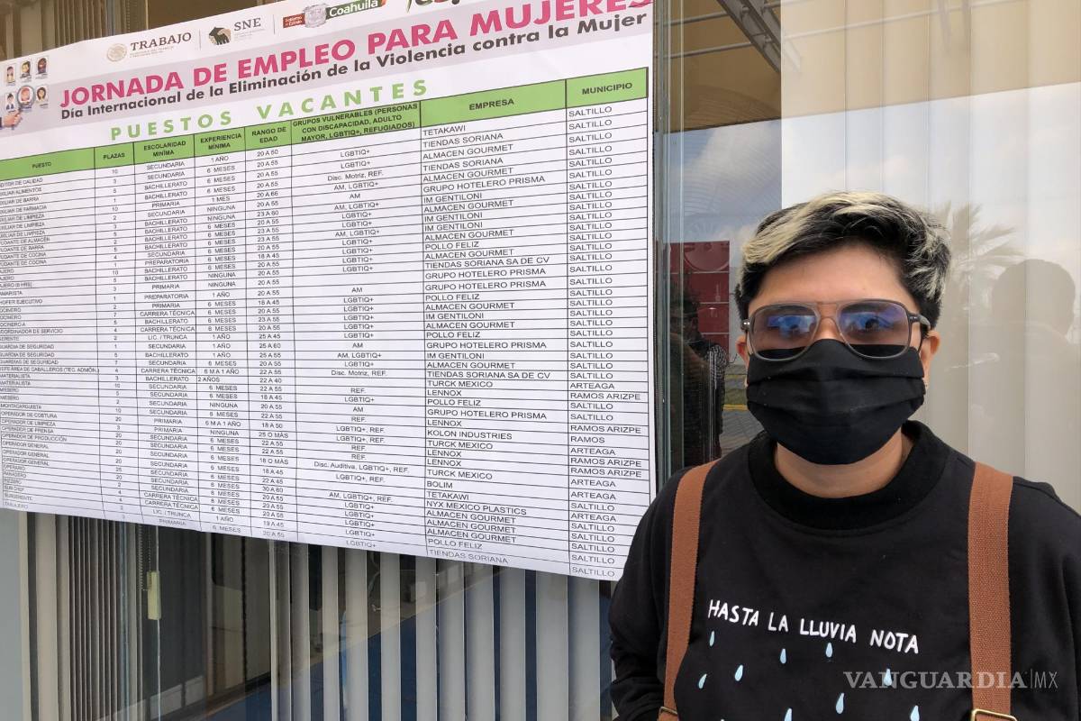 Activista por los derechos humanos con dos carreras no puede encontrar empleo formal en Coahuila