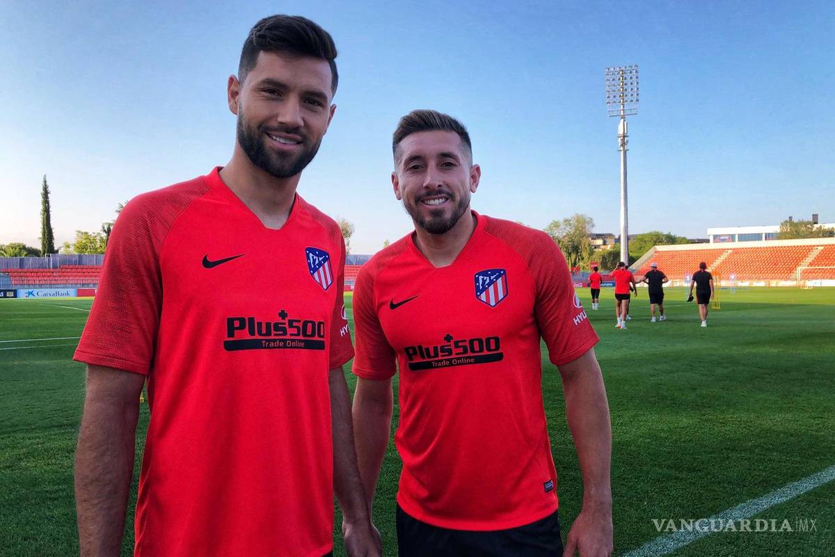 Héctor Herrera ya entrena con el Atlético de Madrid