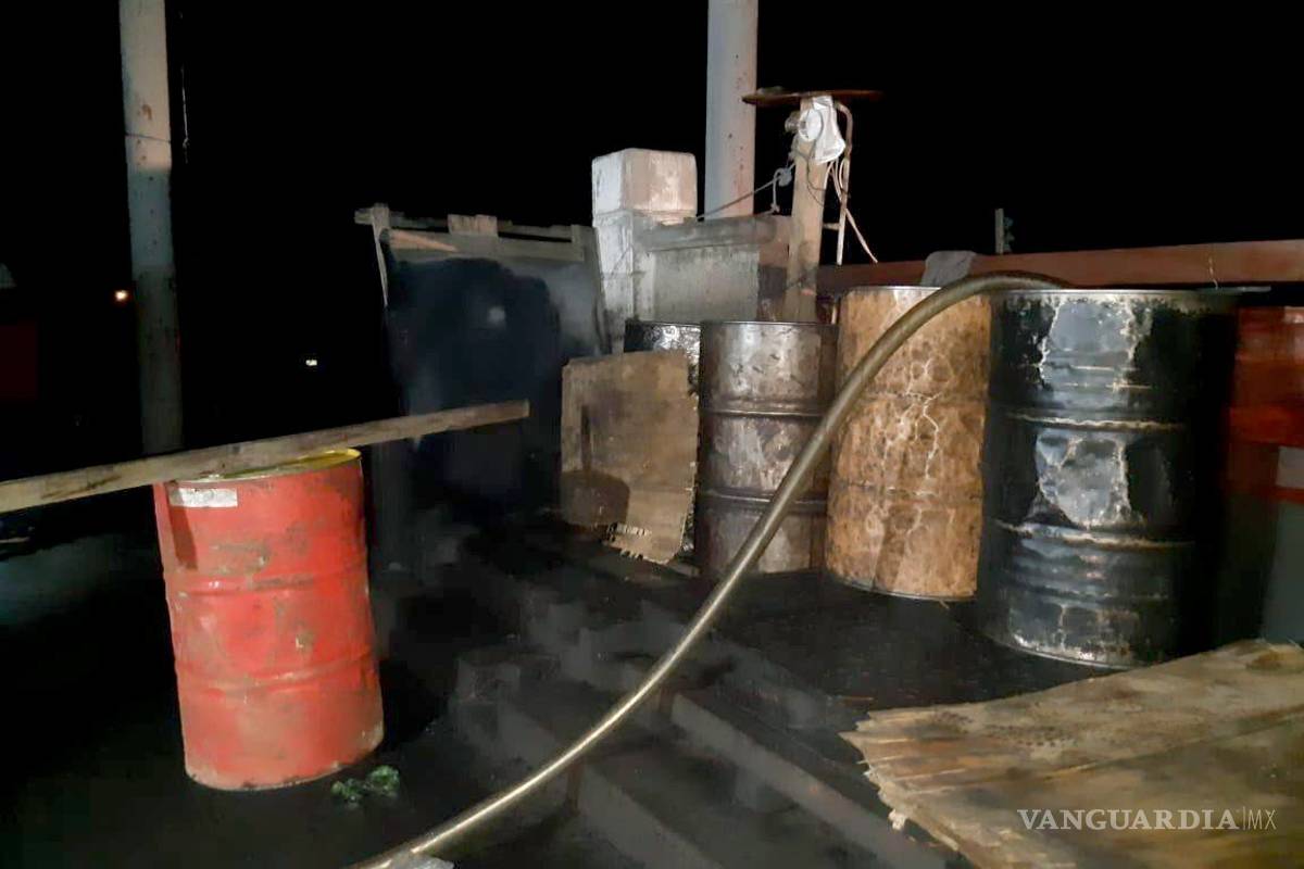 Revientan red de huachicol que operaba en la carretera Saltillo-Monterrey; aseguran más de 104 mil litros de gasolina robada