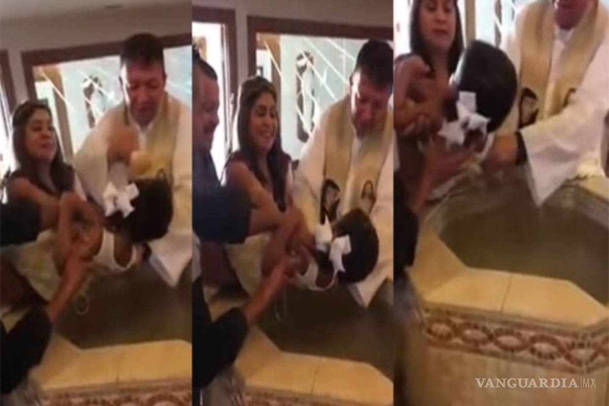 Niña insulta a sacerdote durante bautizo; se vuelve viral
