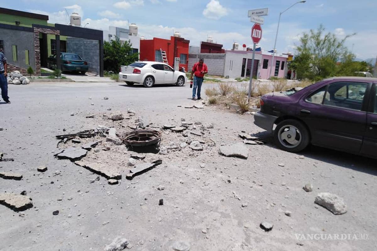 $!SIMAS Monclova-Frontera descarta explosión de alcantarilla