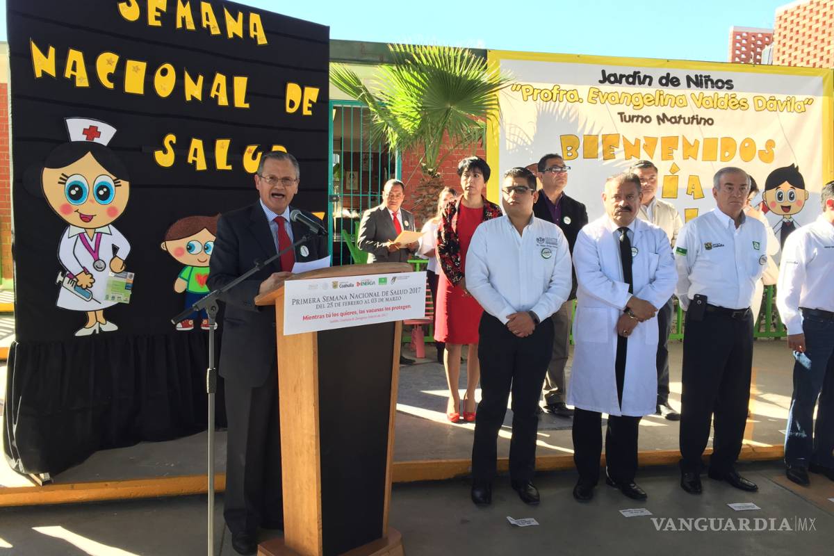 Arranca Semana Nacional de Vacunación en Coahuila