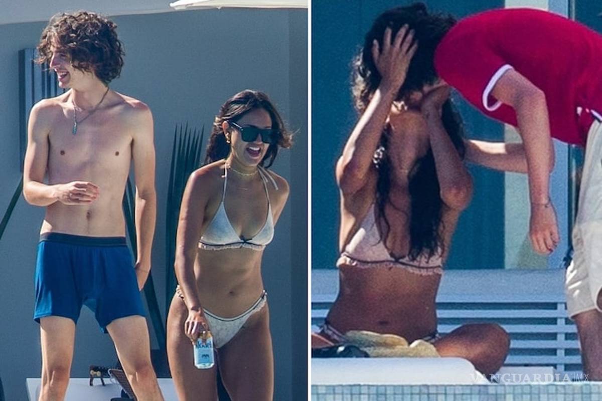 Eiza González y Timothee Chalamet comparten romántico beso en México