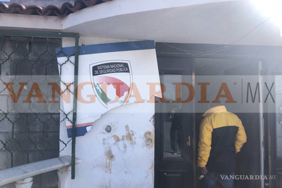 Reciben la Academia de Policía de Saltillo en deplorables condiciones