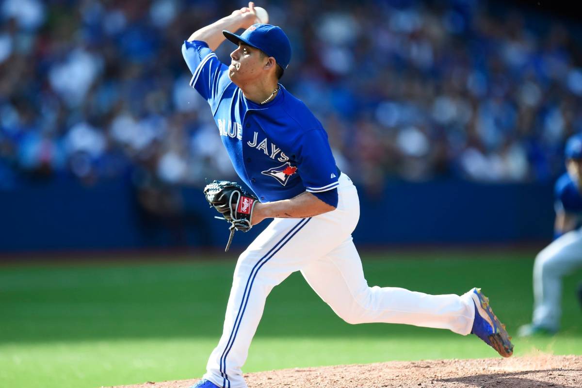 Roberto Osuna, el pitcher de Azulejos que recogía tomates en México