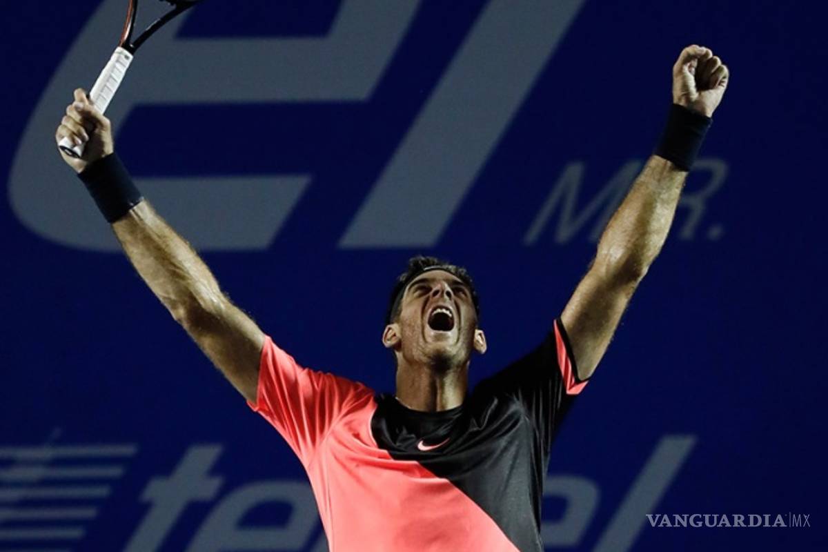 Del Potro irradia confianza tras coronarse en Acapulco