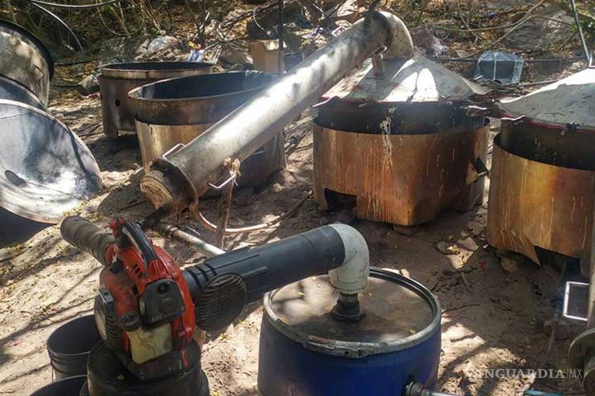 Desmantelan narcolaboratorio en Sinaloa