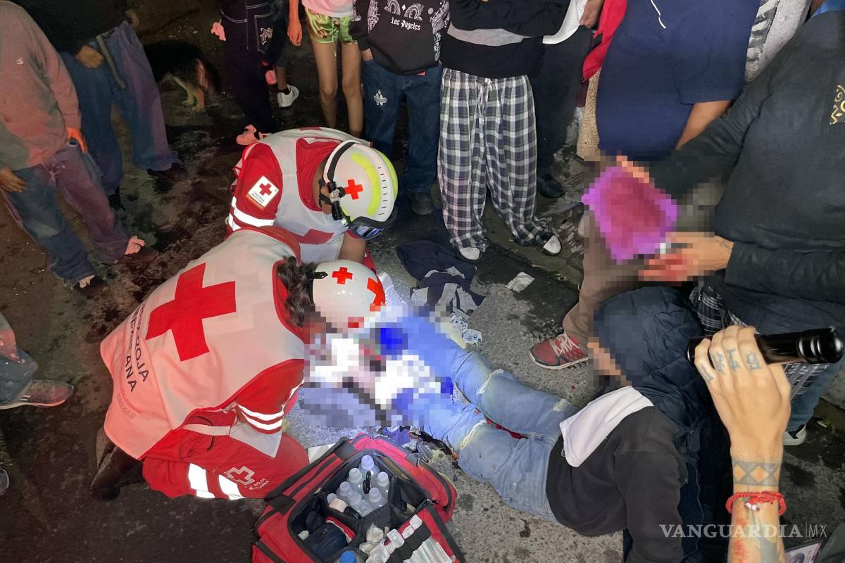 Choque entre motociclistas deja un joven lesionado y otro detenido en Saltillo