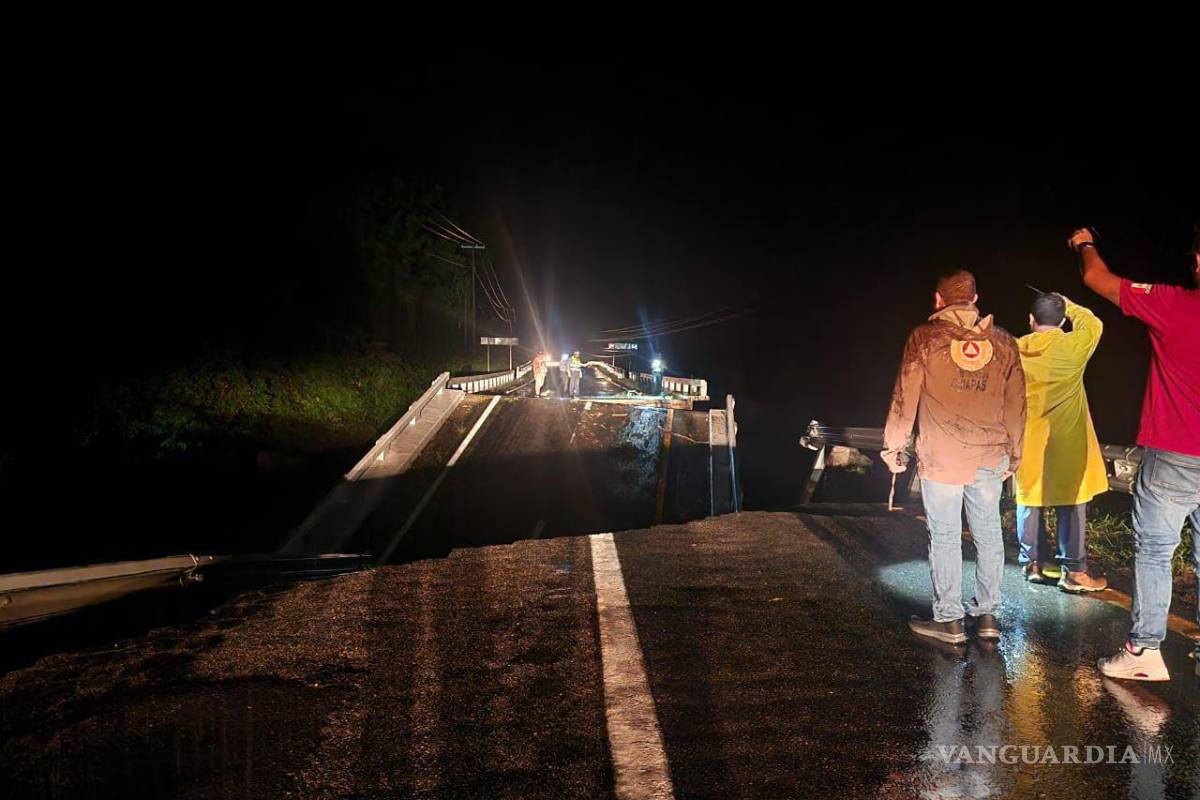 Colapsan tormentas puentes en Chiapas y aíslan comunidades