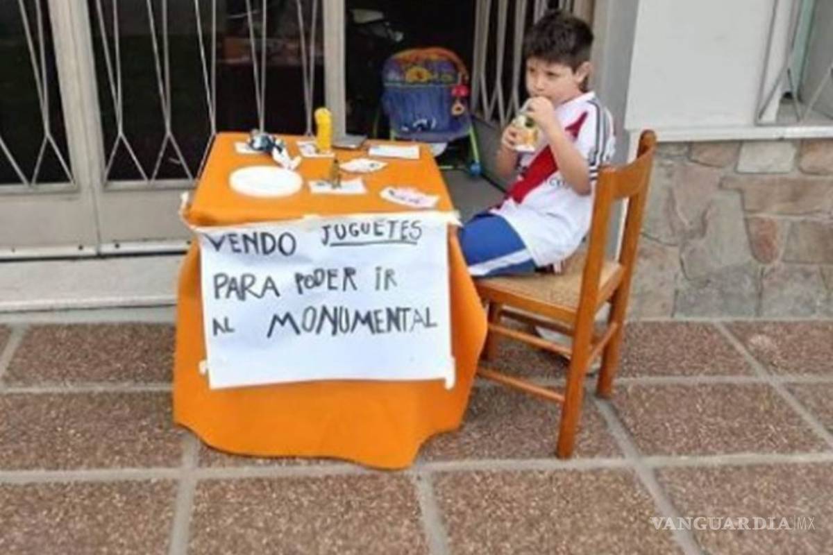 River Plate cumple el sueño de niño que vendía juguetes para asistir al Monumental