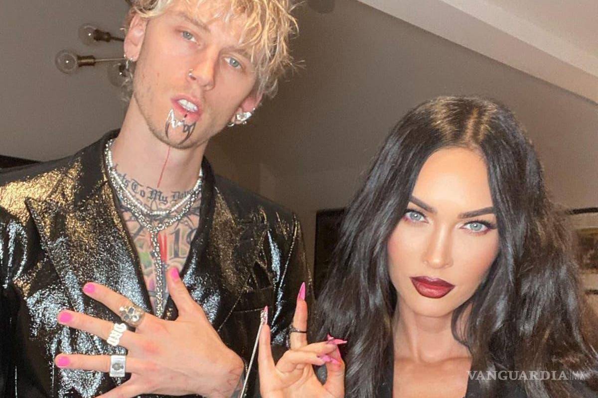 Megan Fox y Machine Gun Kelly encadenados por las uñas