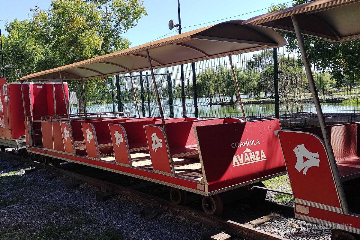 Trenecito de la Ciudad Deportiva de Saltillo espera dictamen técnico para ser rehabilitado