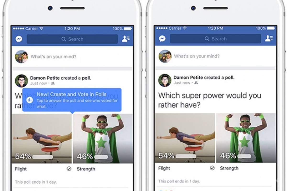 Encuestas con GIFs y fotos, la nueva herramienta de Facebook