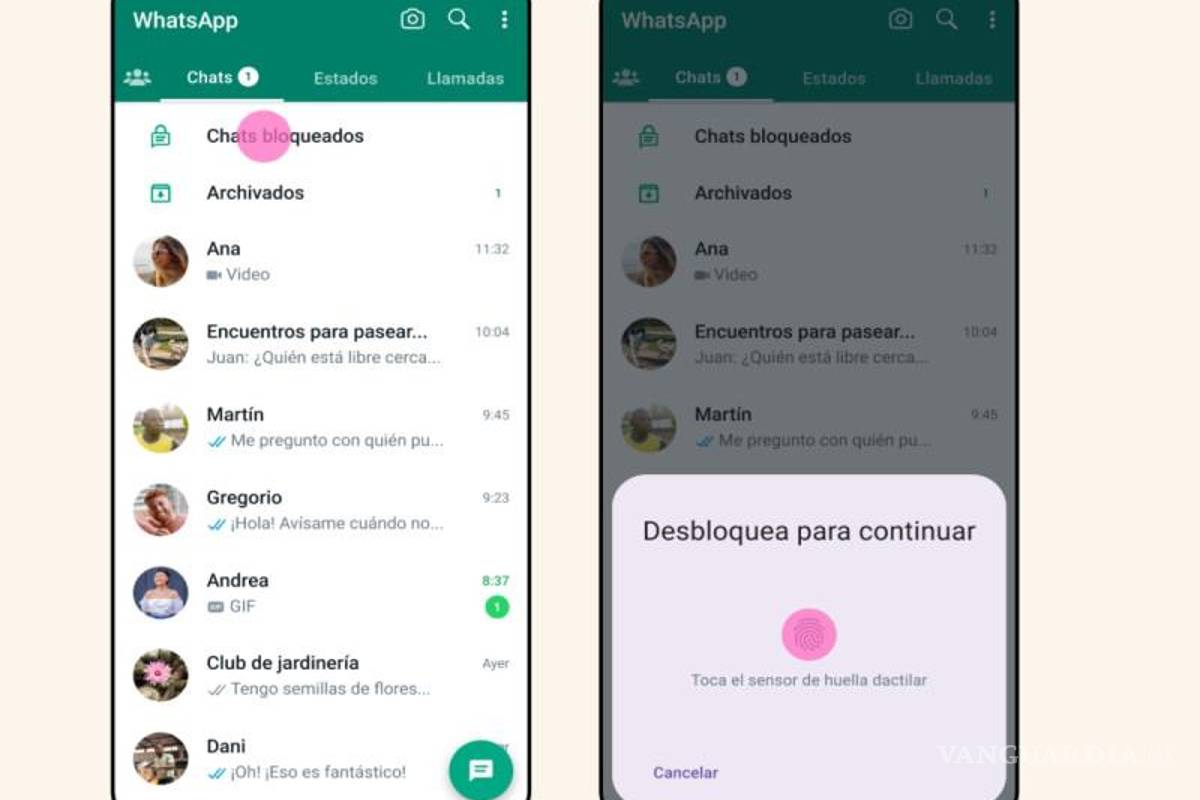 Estrena WhatsApp función para bloquear chats