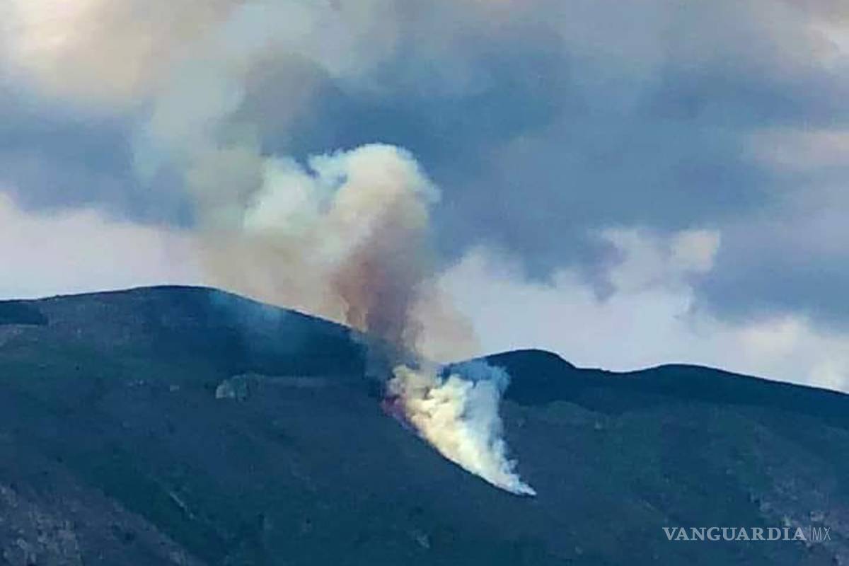 Se reactiva incendio en la sierra de Parras de la Fuente