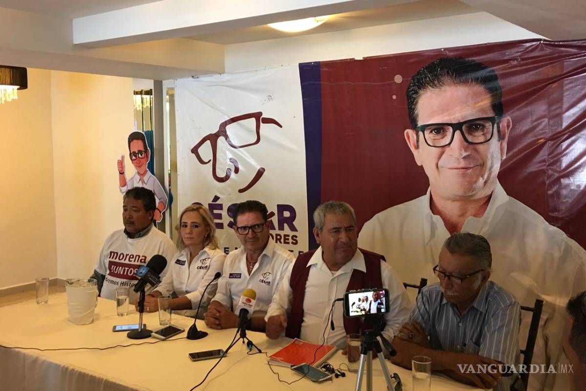 Militantes de Morena se suman al proyecto independiente de César Flores