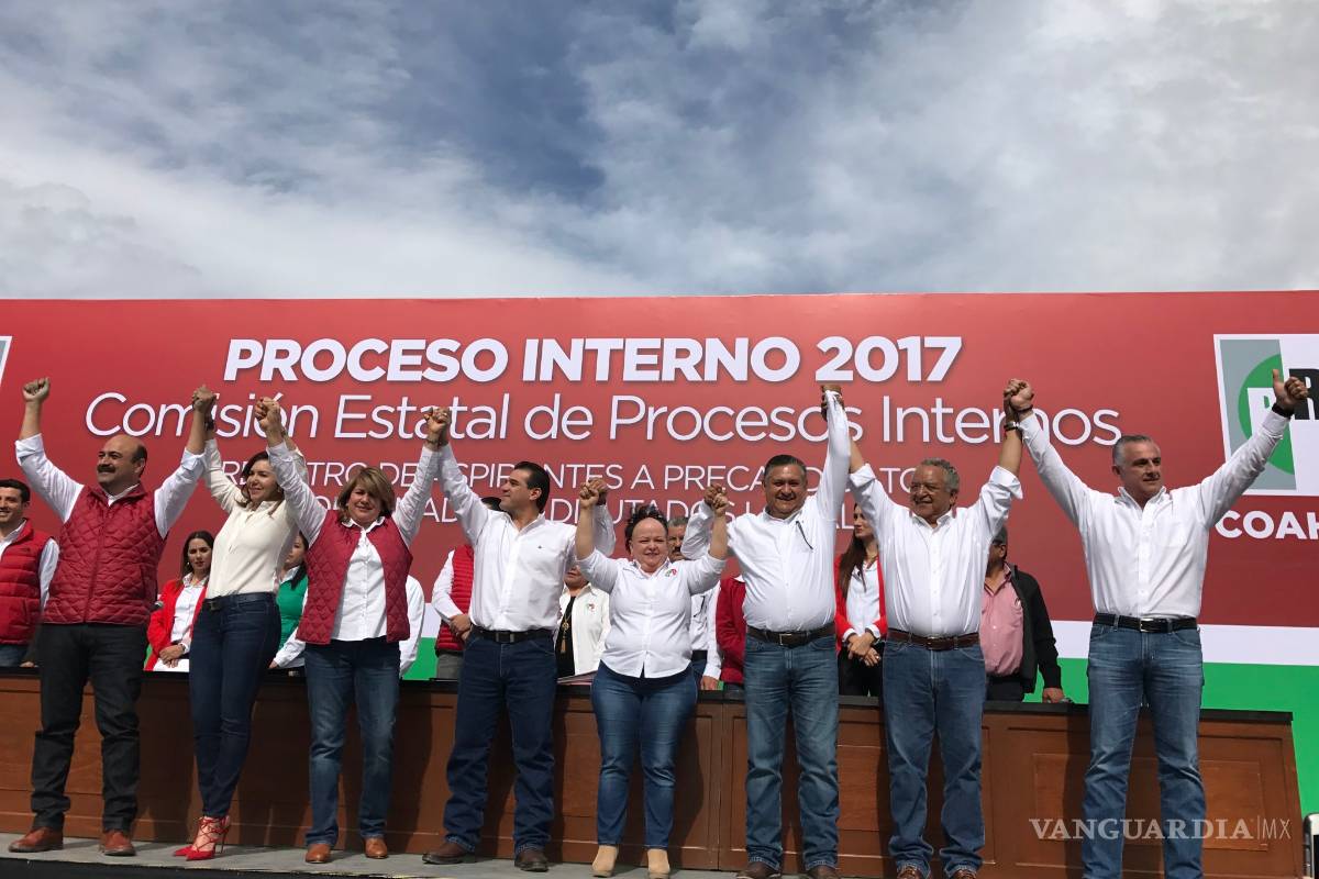 Se registran precandidatos del PRI a diputados por Coahuila