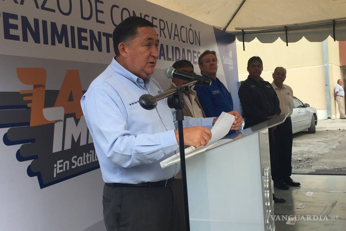 Comienza proyecto de conservación de vialidades en Saltillo