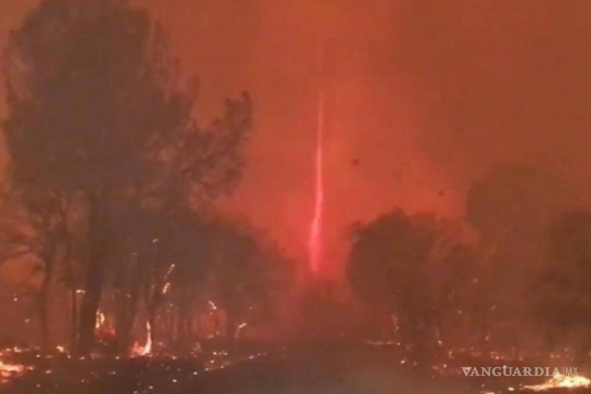 Se forma inusual tornado de fuego durante incendios de California