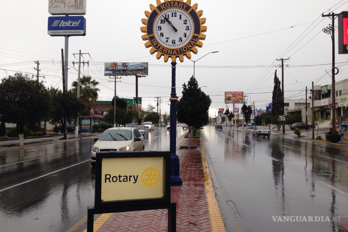 Resucita Club Rotario emblemático reloj al norte de Saltillo