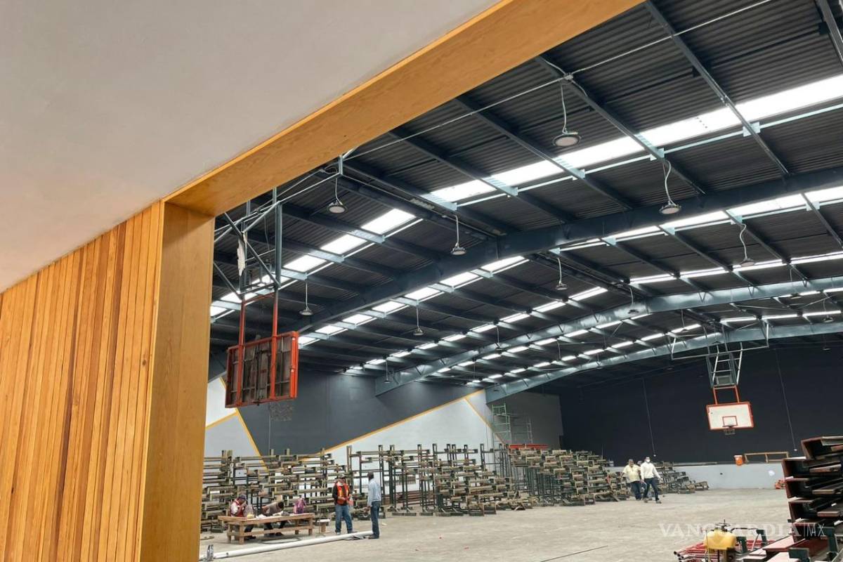 Se preparan entrega de remodelación del Gimnasio Alamedas de Torreón