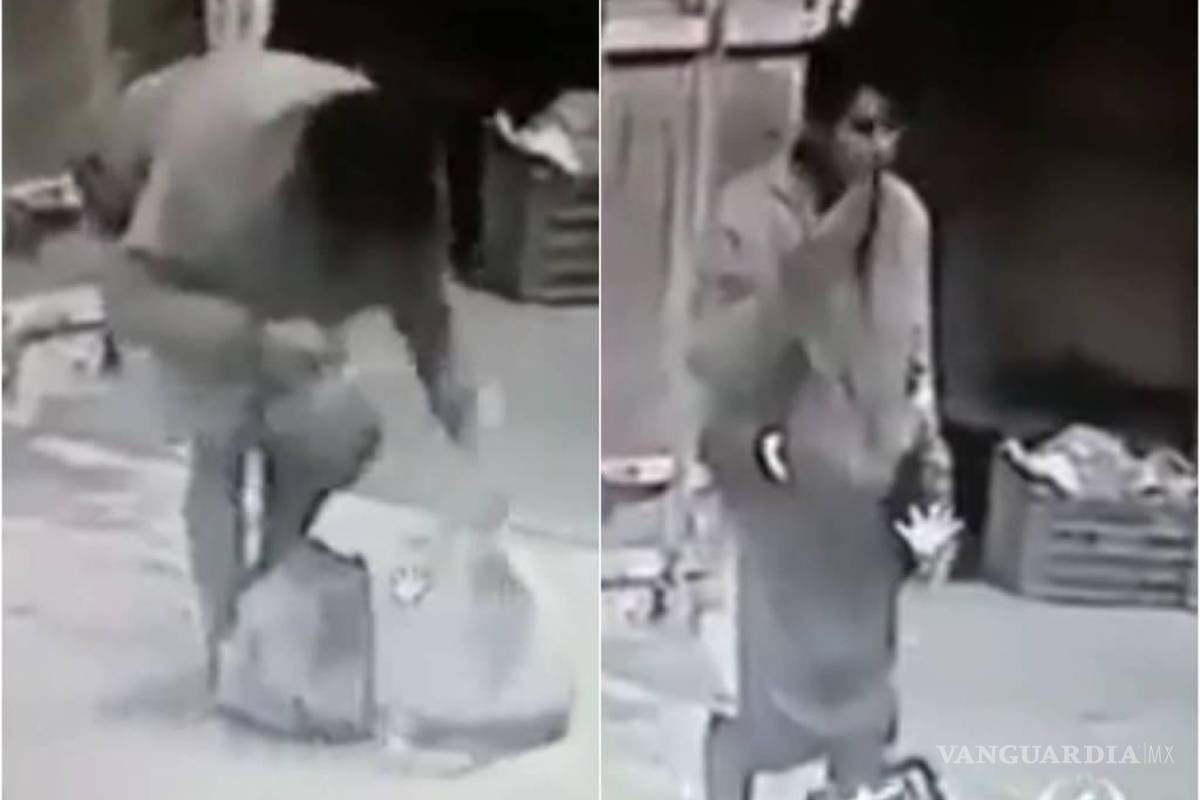 Sujeto saborea cabeza humana antes de ser detenido en la Central de Abastos de Puebla (video)