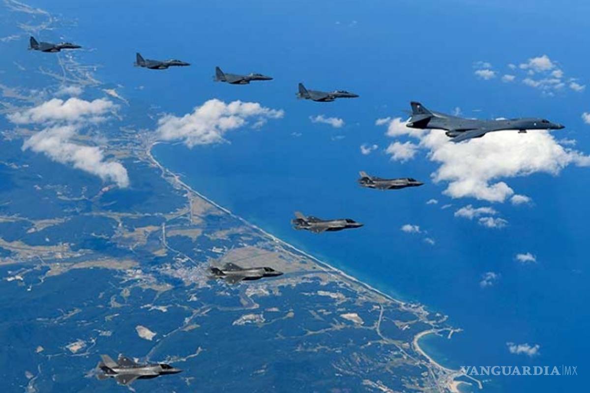 EU ensaya bombardeo en las narices de Norcorea