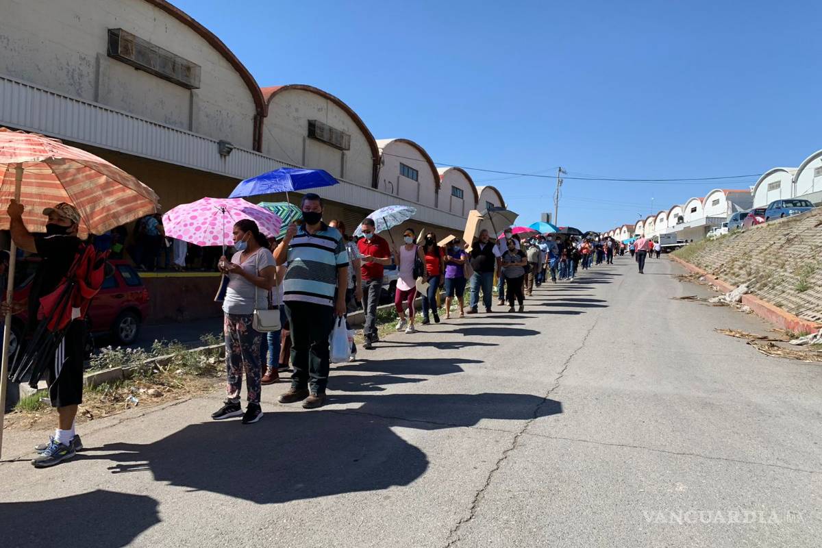 Suspenden vacunación en Canacintra de Saltillo por falta de dosis