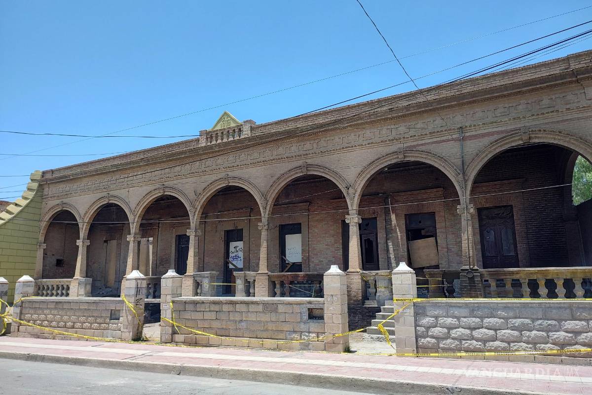 Casa antigua incendiada en Saltillo, es parte del catálogo nacional de monumentos históricos