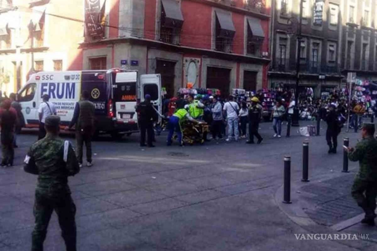 Sube a cuatro los muertos por balacera en Centro Histórico de la CDMX, iniciada al parecer por un ex militar
