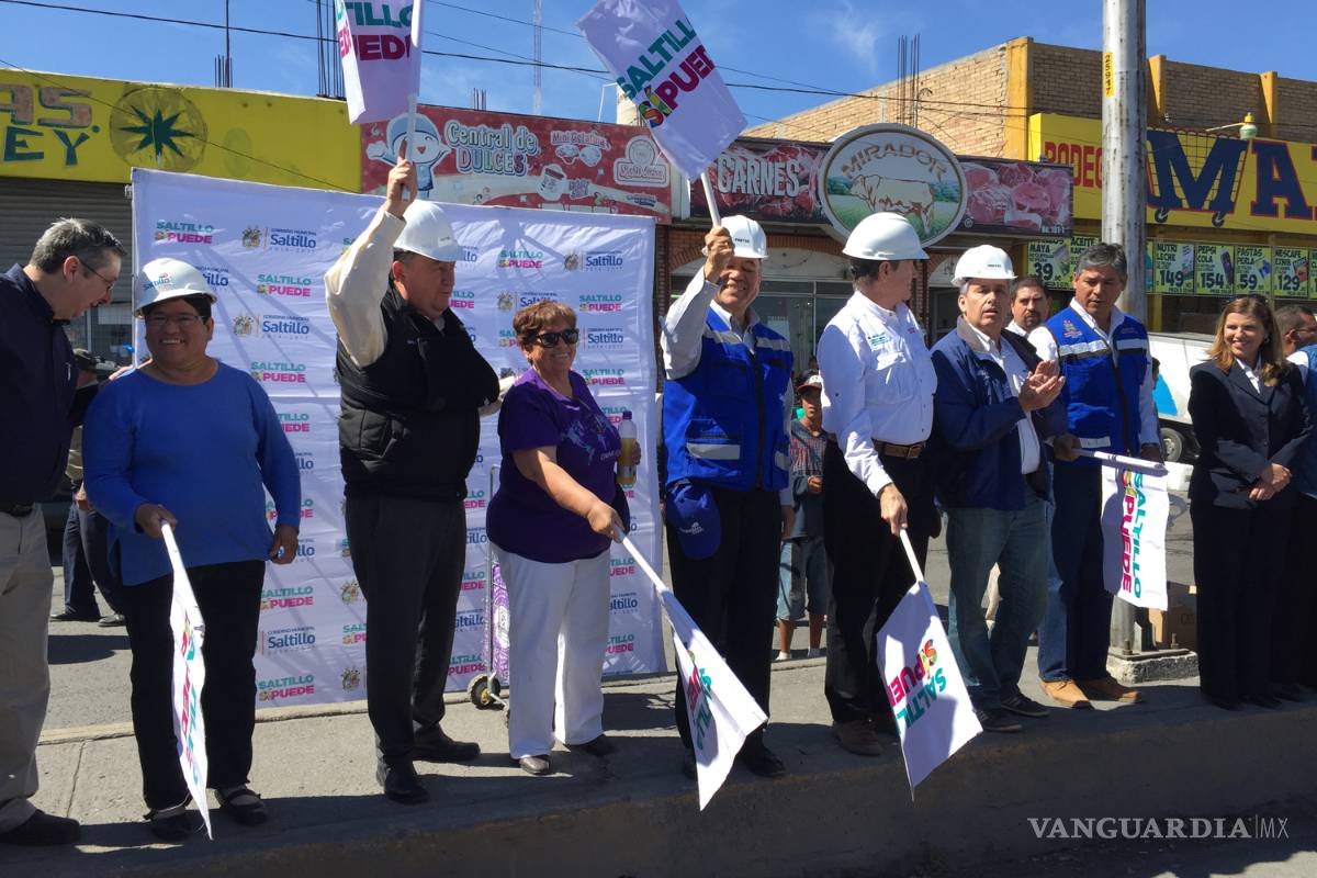 Arranca programa de rehabilitación de calles de Saltillo