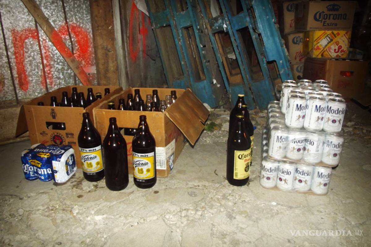 Consignan cervezas clandestinas