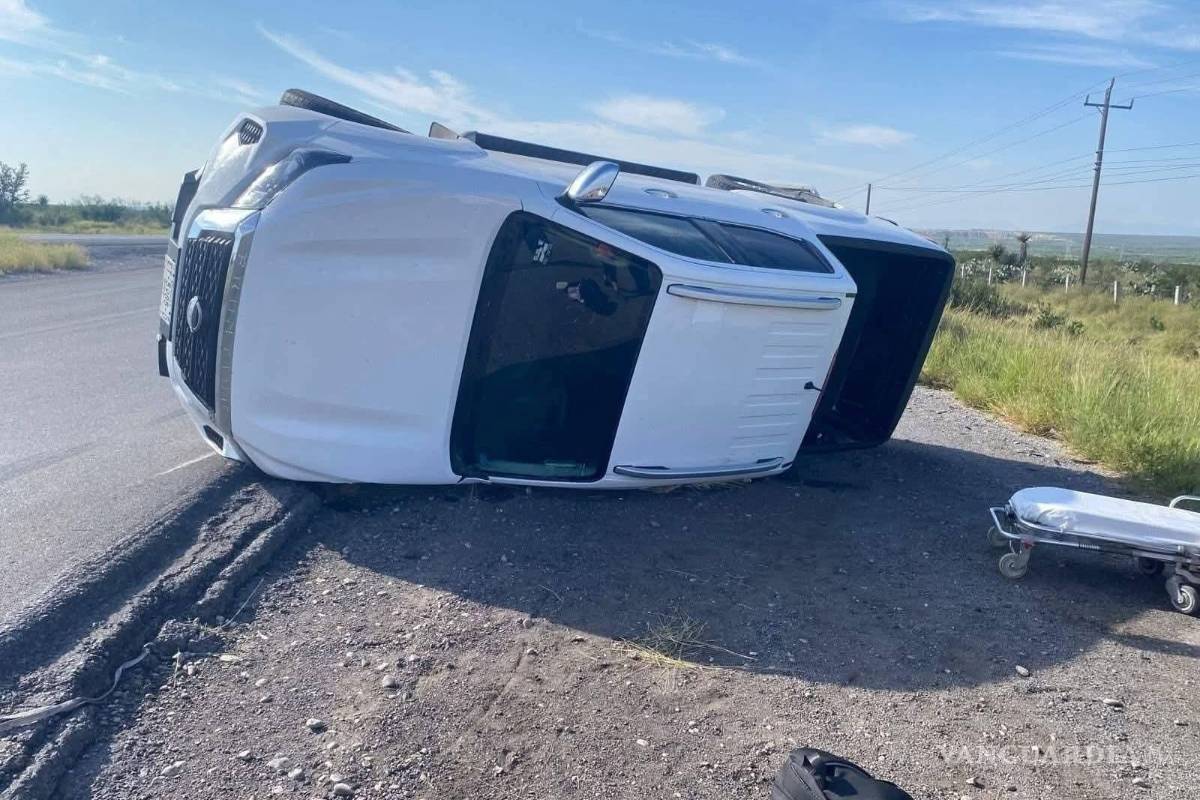 Investiga Contraloría de Piedras Negras uso indebido de vehículo oficial tras volcadura