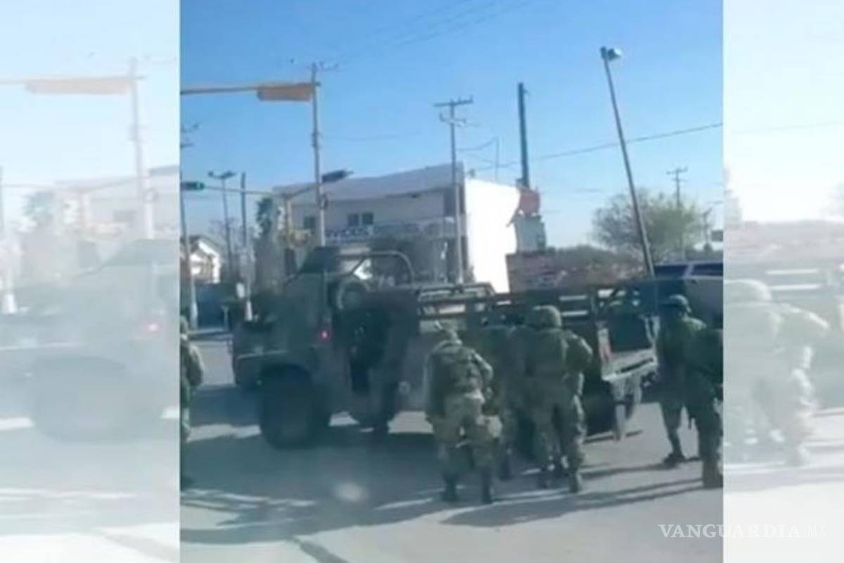Captan enfrentamiento entre militares y sicarios en Río Bravo