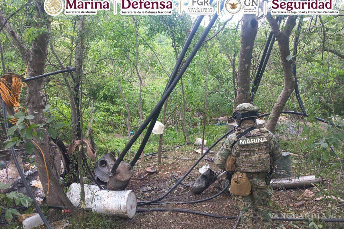 Aseguran 21 toneladas de metanfetamina en 2 narcolaboratorios ligados a ‘Los Mayos’